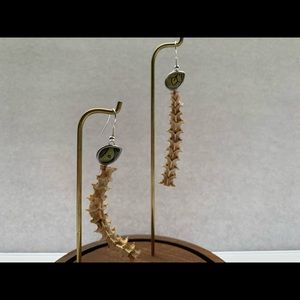 ❌SOLD❌ Handmade Snake Spine Earrings